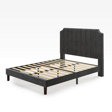 Load image into Gallery viewer, Charlotte Upholstered Platform Bed Frame