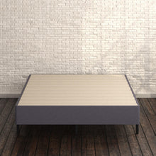 Load image into Gallery viewer, Upholstered Metal Box Spring with Wood Slats