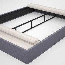 Load image into Gallery viewer, Upholstered Metal Box Spring with Wood Slats