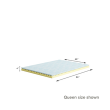 Load image into Gallery viewer, Swirl Gel Cooling Memory Foam Mattress Topper