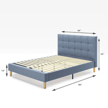 Load image into Gallery viewer, Lottie Upholstered Platform Bed Frame
