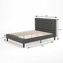 Load image into Gallery viewer, Misty Upholstered Platform Bed Frame
