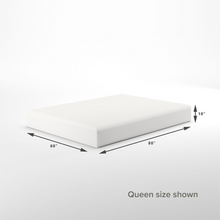 Load image into Gallery viewer, Pressure Relief Green Tea Memory Foam Short Queen Mattress
